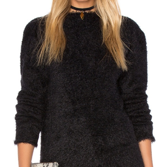 ANINE BING OPEN BACK FUZZY KNIT SWEATER SOLD OUT - Picture 6 of 6